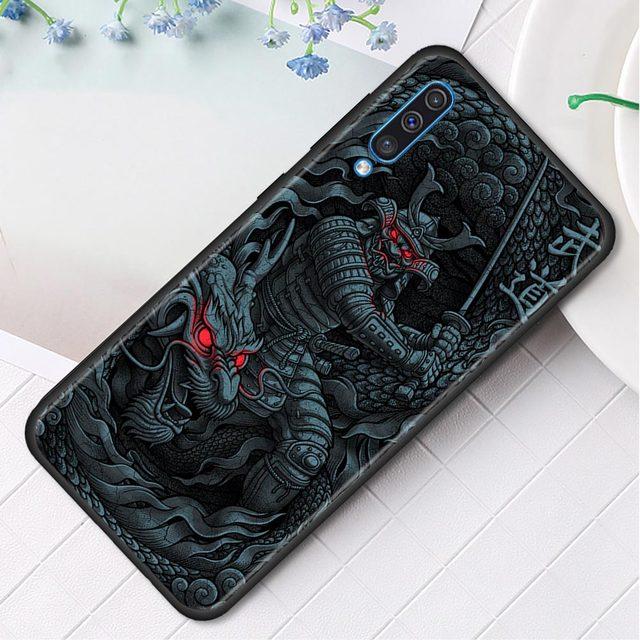 Силиконовый чехол для телефона Samsung Galaxy A50 A70 A10 A20e A30 A40 A20s A10s A10e A80 A90 A60 A30s, чехол самурай