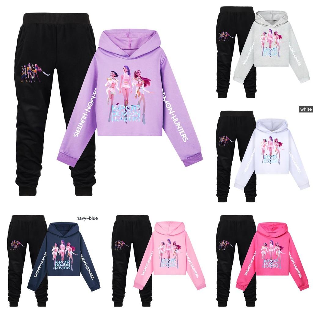 Kpop Demon Hunters Kids Sportswear Set With Cotton Fabric For Active Play