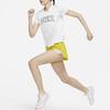 Nike Dri-FIT Solid Logo Print Crew Neck Sports T Shirt Women Tops White DQ6372-100