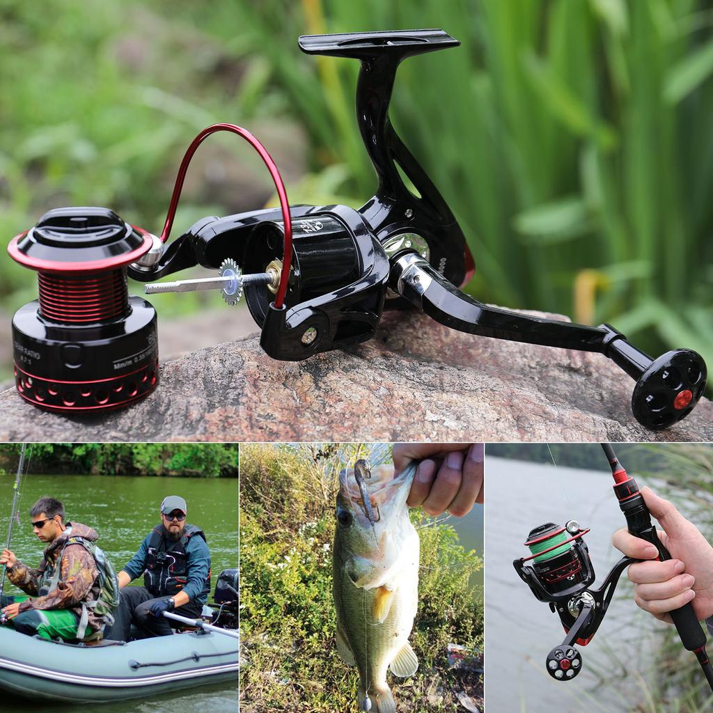 SOUGAYILANG Spinning Fishing Reel 13BB Light Weight Ultra Smooth Spinning Casting Left/right Fishing Reels