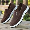 Men's Spring Casual Canvas Shoes with One Foot Dad's Shoes Comfortable Single Shoes