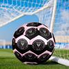Star Soccer Emblem Printed Size 5 Soccer Balls, Anti-Slip, Protective Football, Outdoor Sport, a Unique Gift Suitable for him/her, Birthday