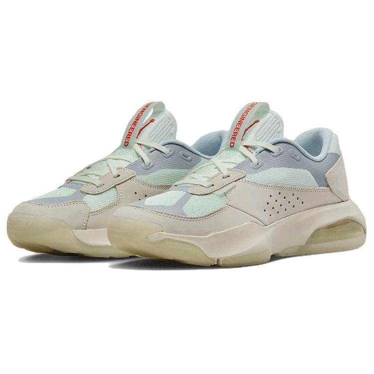 Air Jordan Air 200E Светло-коричневый «Ореховое дерево» Едва зеленый Мужские кроссовки Кремовый Металлик-серебристый Университетский красный DC9836-163