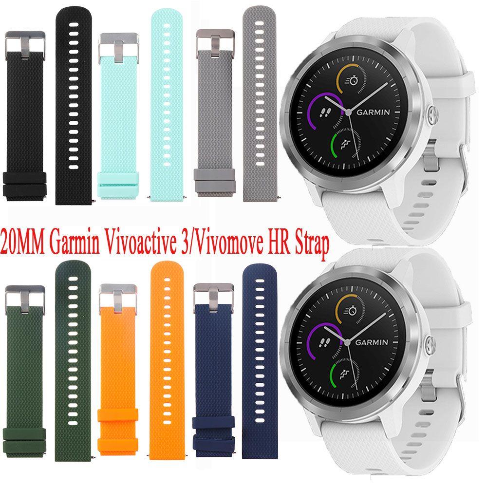 Wristbands Classic Soft Watch Band 20mm Silicone Bracelet Strap