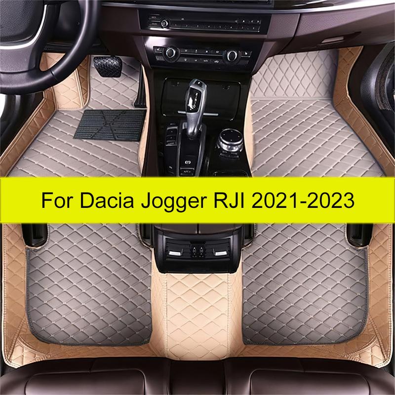 Автомобильный коврик для Dacia Jogger RJI Комплект Набор Кожаный Ковер Автомобильные коврики 100% соответствие Аксессуары Интерьер