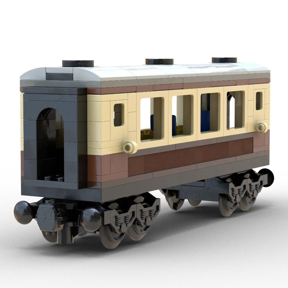 Городской поезд Технические Строительные Блоки 6x24 Основа Пассажирский Грузовой поезд Магнитное Соединение Колесо Вагон КреативныеИгрушки для Детей