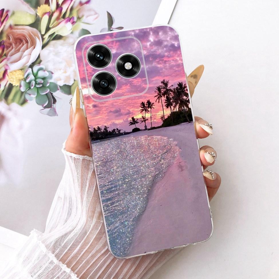 Case For Honor X5C Plus Cover Transparent Luxury Cute Cat Fashion Butterfly Cool Painted Casing For Honor X5cPlus