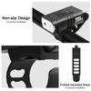 Front Bike Light USB Rechargeable Power Display Bicycle Led Light Waterproof Bicycle Headlight Flashlight Cycling Accessories