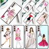 Городская Модная Девушка Чехол Для Телефона Для Samsung Galaxy S25 Ultra S9 S10 S20 S21 FE S22 S23 S24 Plus S24 Ultra Чехол