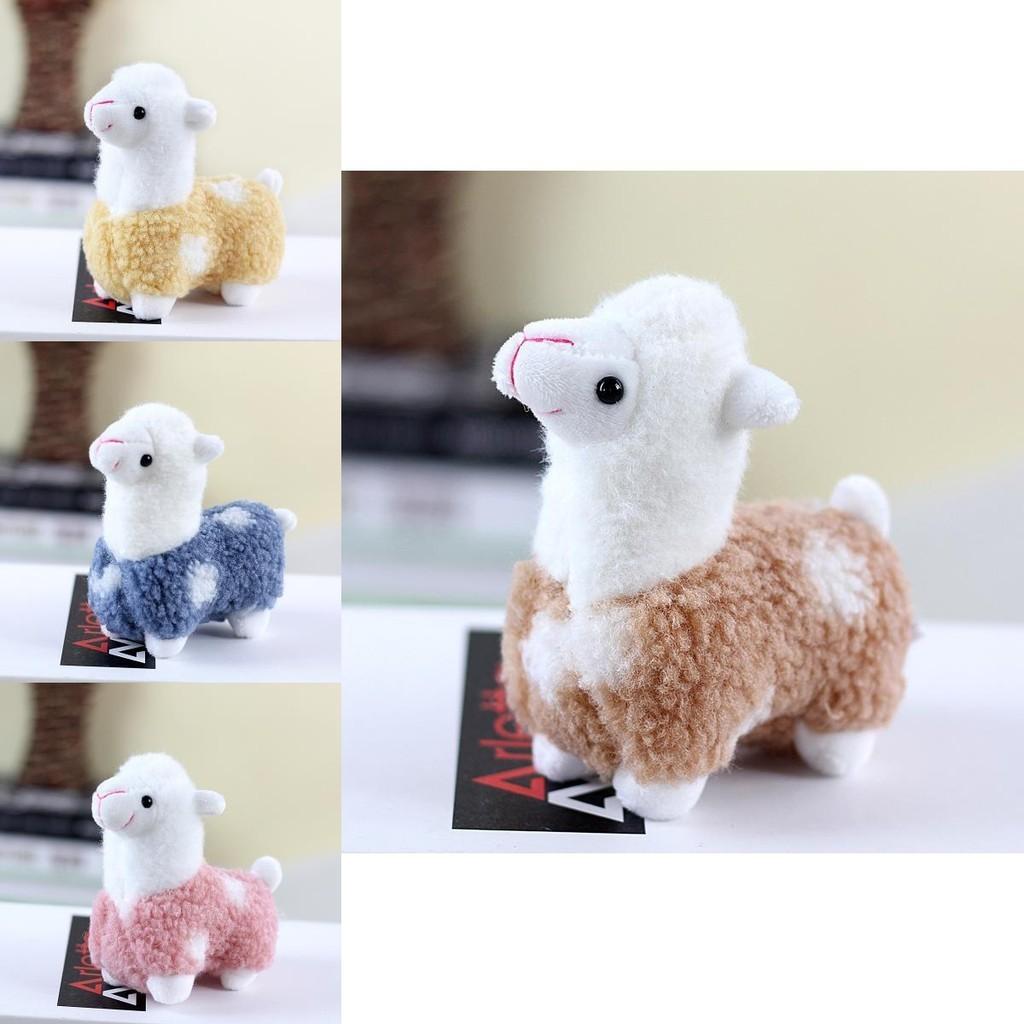 Adorable Plush Alpaca Keychain Charming Small Stuffed Toy For Bags And Gifts