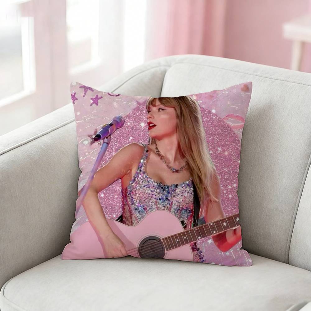 TS The Life of a Showgirl Pillow Case Pattern Printed Pillowcase For Living Room Sofa Cushion Cover