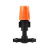 Оранжевая регулируемая распылительная насадка с плоским трехходовым соединителем для увлажнения 4/7 мм для сельскохозяйственного орошения