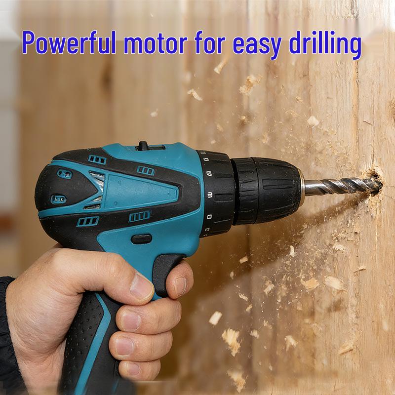 12V High-Power Lithium Battery Cordless Impact Drill Set