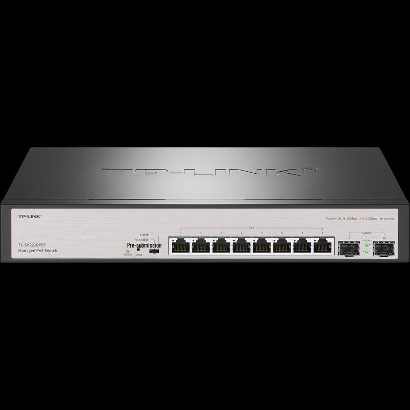 TP-LINK 8-Port Gigabit PoE+2-Port 10G SFP+ Cloud Managed Switch