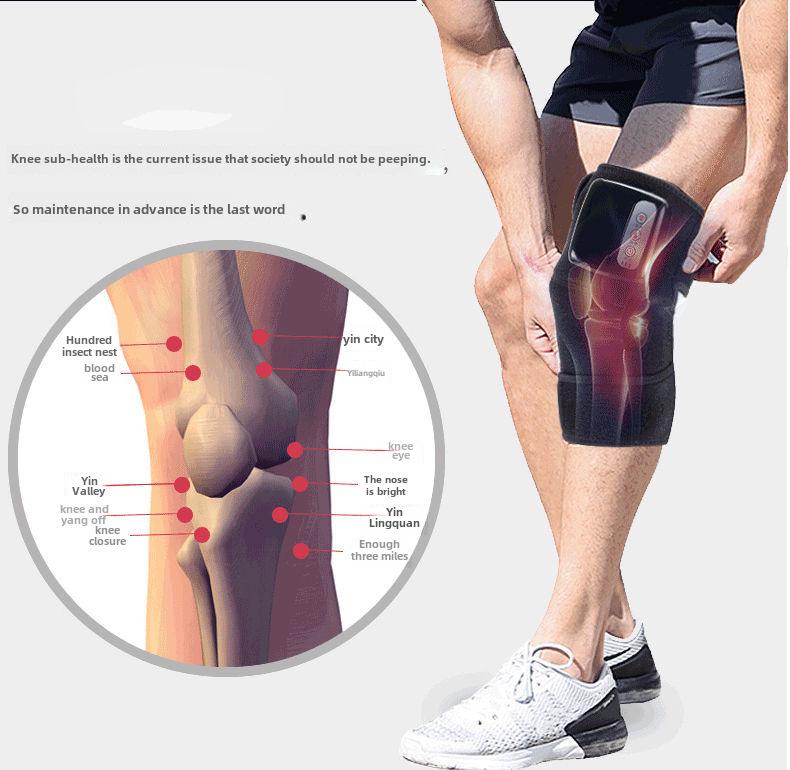 Rechargeable Self-Heating Knee Massager for Joint Pain Relief – Warm Protection for Elderly Men and Women