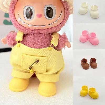 Для LABUBU Пластиковая обувь Подходит для 17см Хлопковых кукол Обувь Сапоги Игрушки Повседневная спортивная обувь Аксессуары для кукол DIY Игрушки для кукол
