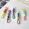 Fashion Keyring Creative Braided Lanyard Keychain for Phone Case Women Anti Lost Knot Rope Strap Car Key Chains Diy Accessories