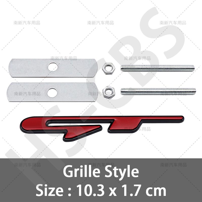 Metal Car Fender Metal Sticker Rear Trunk Badge Emblem For Peugeot GT GTline GT RCZ 406 405 205 3008 206 208 408 508 407 107 307