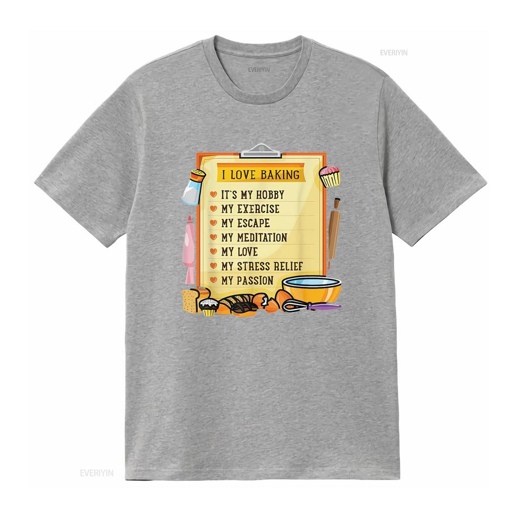 Baking Bakery Baker Lover Recipe Bread Mens T Shirt Black vintage Washed Top For Everyday Wear Versatile Breathable Soft Casual