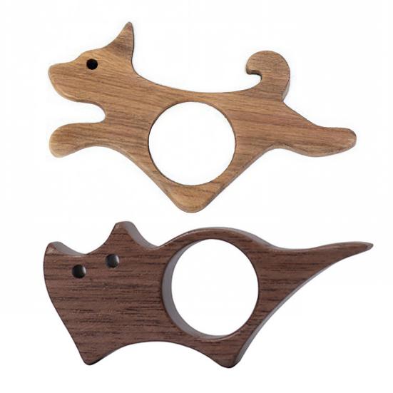 Закладка-палец для кошек собак грецкий орех держатель страницы чтение одной рукой