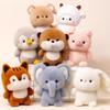 15CM Cute Animal Plush Toy Children Table Doll Ornaments Companion Doll Birthday Christmas Gifts Soft Sleeping Companion Kawaii