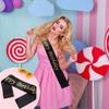 for girls Bachelor Birthday party Happy Birthday Sash Etiquette belt Party Favors Party Decoration