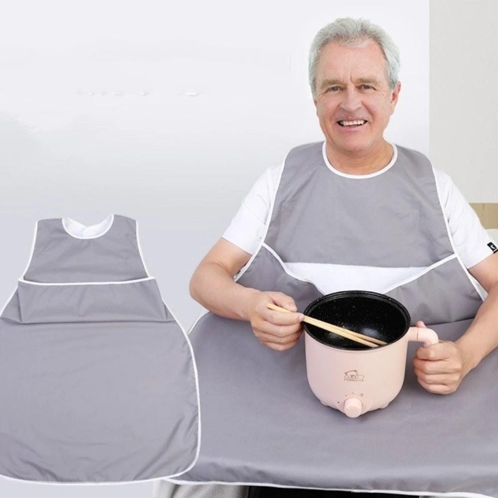 Oil Proof Adult Bibs Waterproof Saliva Towel Saliva Wipes Mealtime Bib Senior Citizens