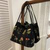 Large Capacity Bag Canvas Leisure Shoulder Bag Floral Small Handbag