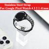 Тонкий ремешок из нержавеющей стали для Google Pixel Watch 1 2 3 4 41 мм, женский металлический браслет