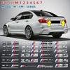 ABS Хром наклейка на задний багажник автомобиля стайлинг power competition для BMW M M1 M2 M3 M4 M5 M6 M7 X7M X2M X3M X4M X5M X6M