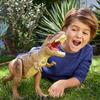 Mattel Мир Юрского периода (МИР ЮРСКОГО ПЕРИОДА) Игрушка динозавра Super Battle Attack T-Rex возрастом 4 года ~ Общая длина: приблизительно. 54,6 см HXF53