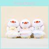 Cartoon Style Duck Plush Doll With Soft Fabric For Bag Charm And Collecting