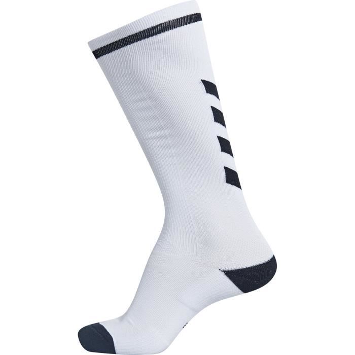 Chaussettes - Hummel - Elite Indoor High - Blanc/Noir - Taille 35/38 - Multisport