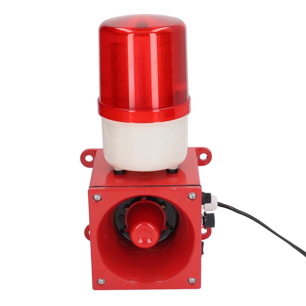 Промышленная сигнальная лампа 120 дБ Звуковая и визуальная сигнализация Водонепроницаемая охранная стробоскопическая лампа