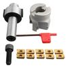 FMB22 Collet Holder BAP400R-50-22-4T Milling Cutter 1604APMT Inserts CNC Lathe Kit C20 FMB22 Tool Holder 400R 50mm Tool Head