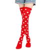 Ladybug Knee High Socks Polka Dot Long Boot Stockings Novelty Thigh High Stockings  for Women