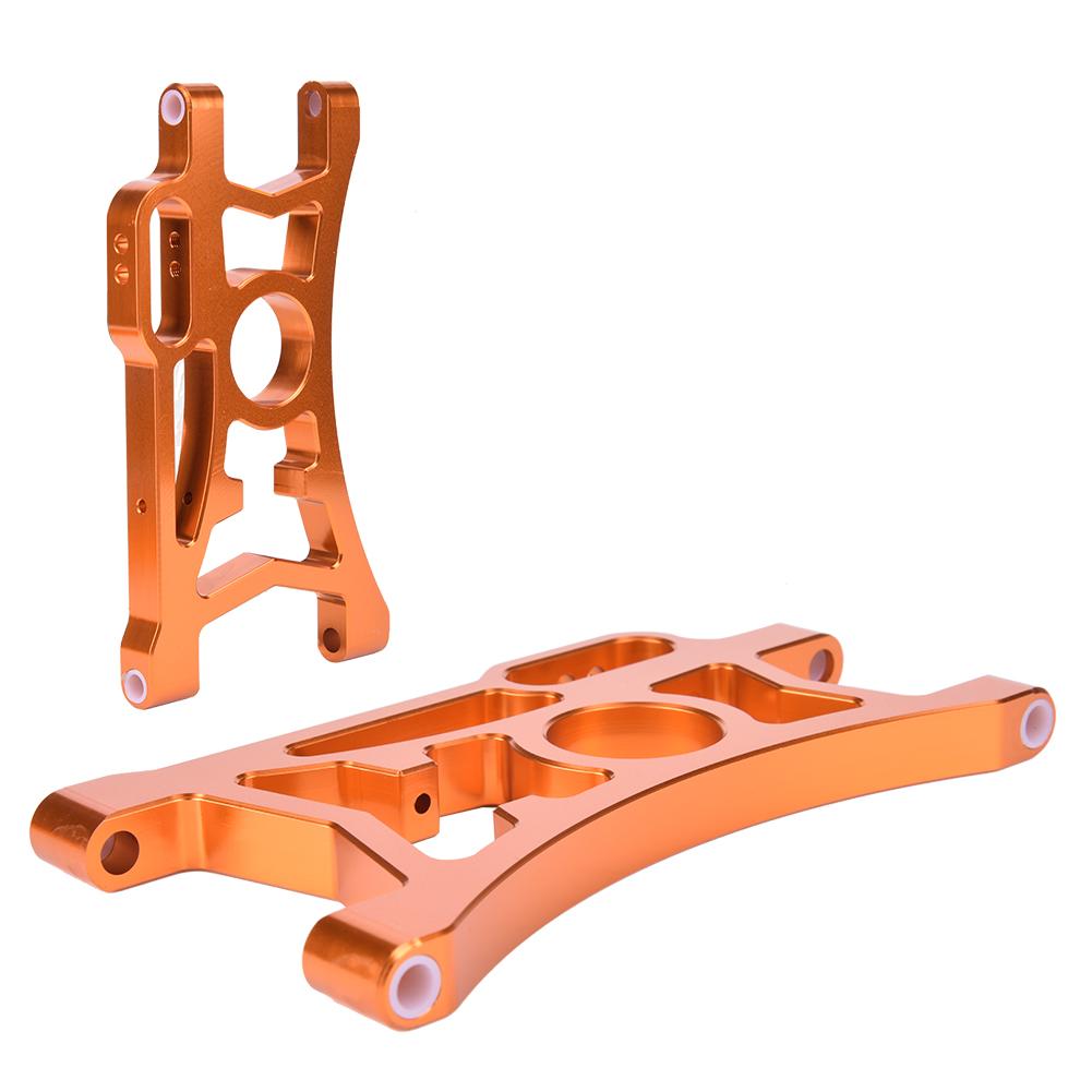 Durable Aluminum Alloy Rear Upper Arm for RC 1 5 HPI Racing Car Baja RC Vehicle Orange