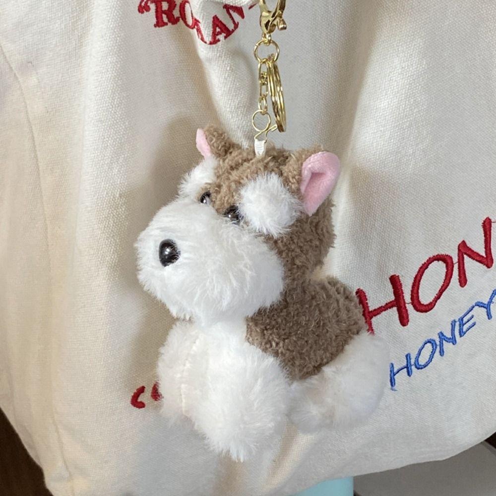 Bag Hanging Cartoon Pendant Cartoon Doll Puppy Keyring Backpack Decor Plush Doll Keychain  Gifts