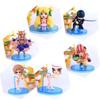1 Набор Аниме Фигурка One Piece Луффи Хэнкок Серия Свадебное Платье WCF Эйс Зоро Нами Марко Коллекционные Куклы Игрушки для Детей Подарки