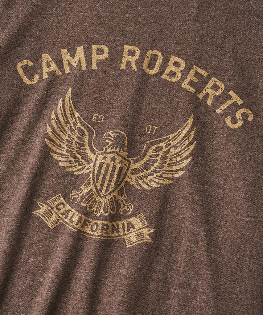 HOOVES Camp Roberts Графическая футболка с коротким рукавом [Коричневый]
