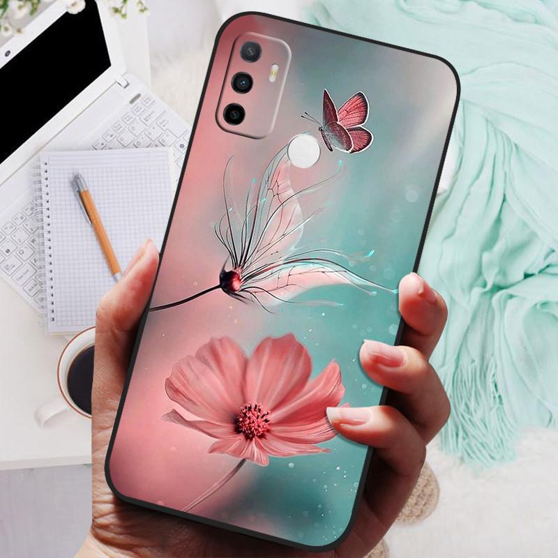 Чехол для OPPO A32 A53 A53S 2020, Чехол для телефона OPPO A15 A15S A35, Силиконовый мягкий задний чехол со львом и волком, Защитный чехол A53 2022
