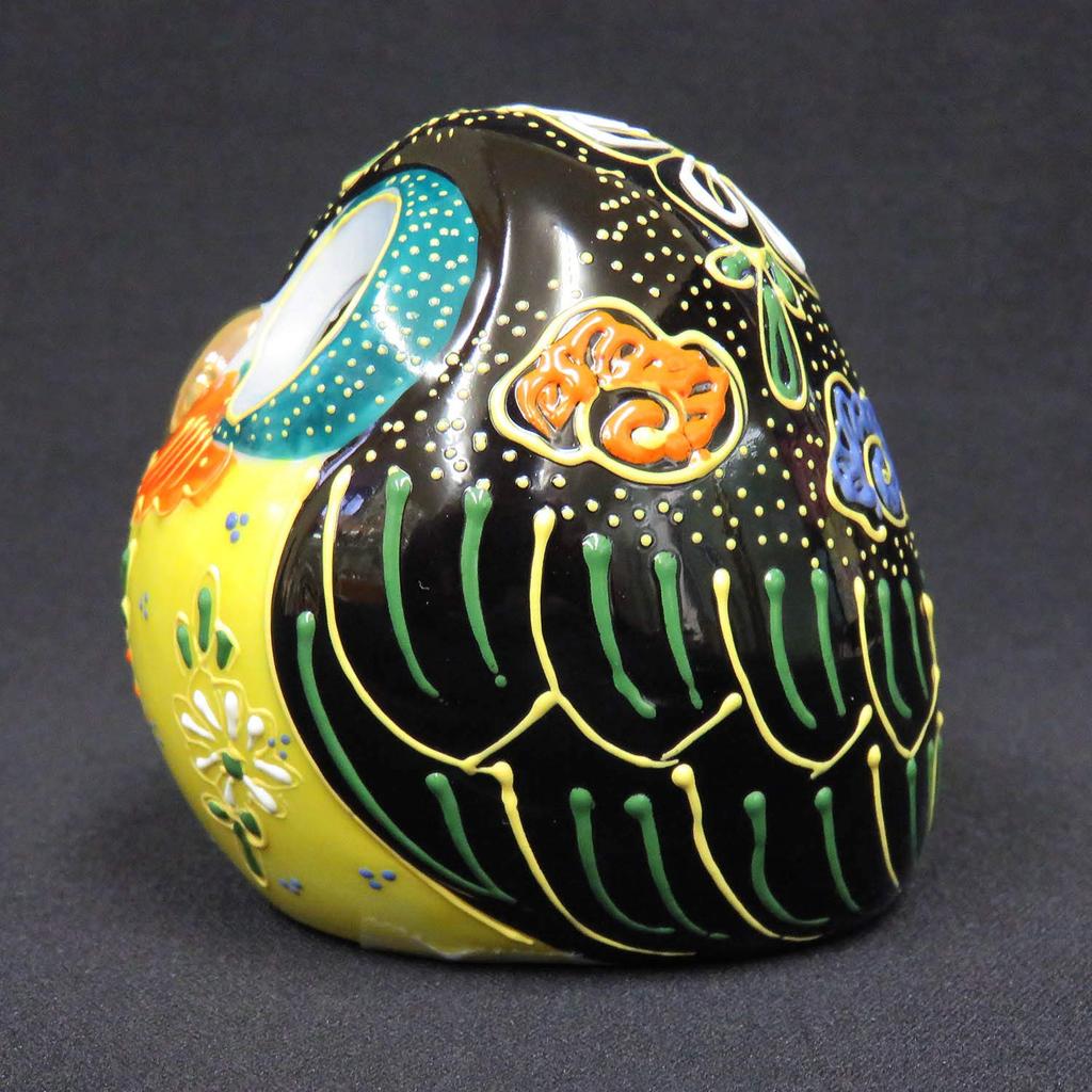 Сова Удача Украшение Кутани Урожай Шар Сова Керамика Куромори Подарок Подарок Шестидесятилетие Празднование