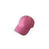Pink Trendy Adjustable Baseball Cap With Sunshade And Breathable Material Cotton