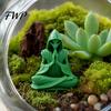 Статуэтка Головы Инопланетянина, 3D-печатная статуэтка для медитации, Декоративное украшение для рабочего стола в стиле Дзен, Милая фигурка инопланетянина Матового серого цвета для Дома и Офиса, Подарок в стиле Sci-Fi