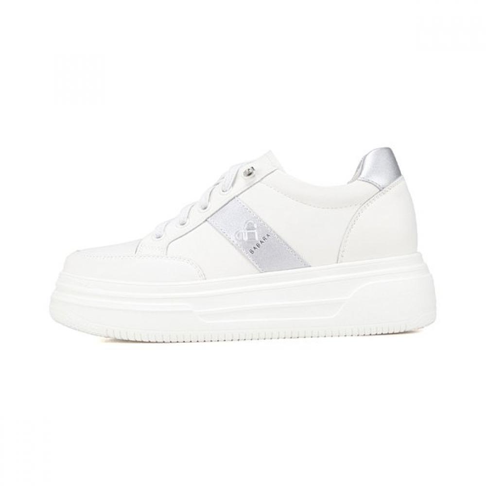 Barbara Cowhide Slim Fit Bicolor Point Women Sneakers 5cm Bbj174si