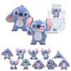 TOP TOY Дисней Стич Первая Коробка 9 Гача Гача Сюрприз Фигурка Мягкий Винил ПВХ Премиум Игрушка Подарок на День Рождения Дисней Стич Новогодний Подарок "Серия Эмодзи"