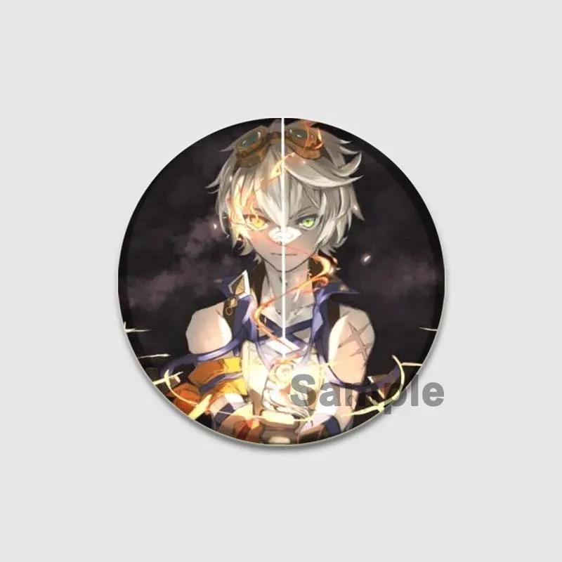 Значки Bennett 32/44/58 мм, аниме-броши ручной работы Genshin Impact, значок на лацкан игрового персонажа, креативный значок в виде мультяшной фигурки, подарочный аксессуар