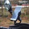 Electrocar Phone Holder Adjustable Mobile 360-Degree Rotation Mirror Motorbike Rearview Clip Phone Mount Accessory