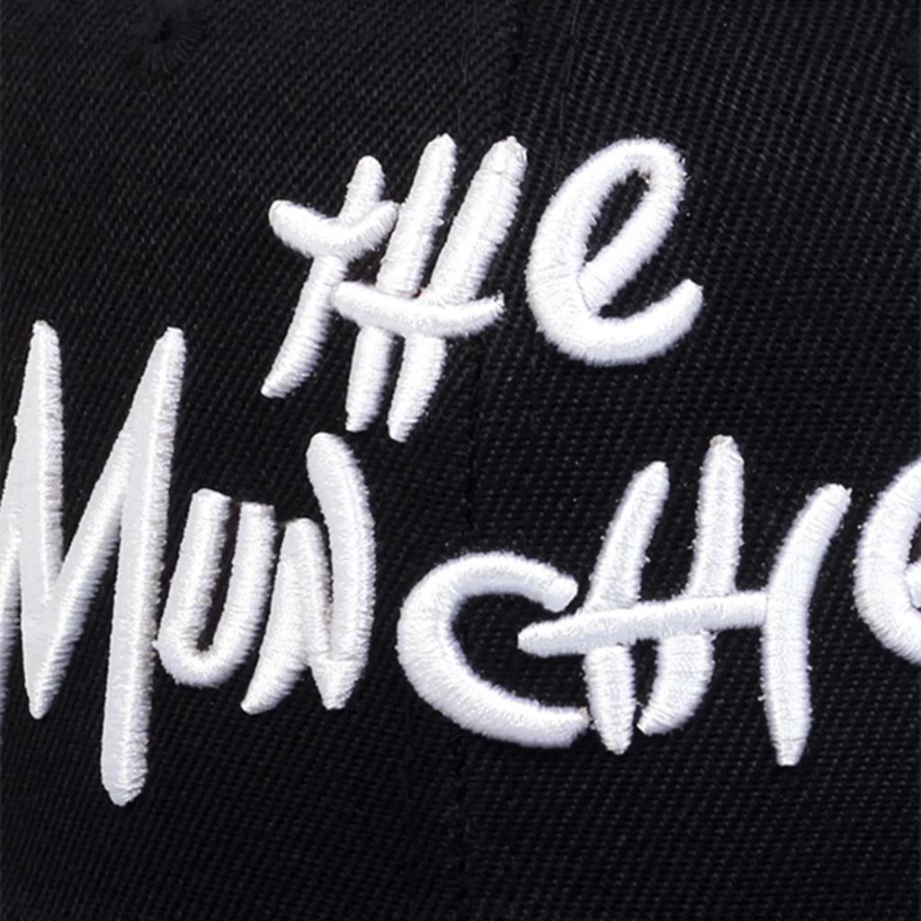 Унисекс THE MUNCHIES Вышитые хип-хоп шляпы весна осень открытый регулируемые повседневные бейсболки солнцезащитная шляпа
