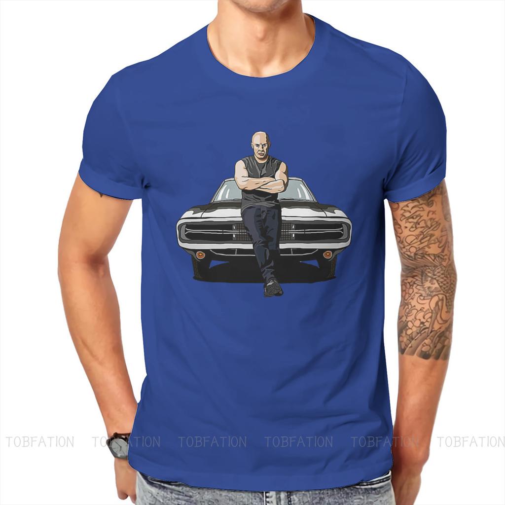 Fast And Furious Film Domenic Torentos Dodge T Shirt Vintage Teenager Graphic High Quality Tshirt Large Crewneck Streetwear